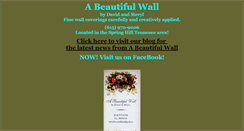 Desktop Screenshot of abeautifulwall.com